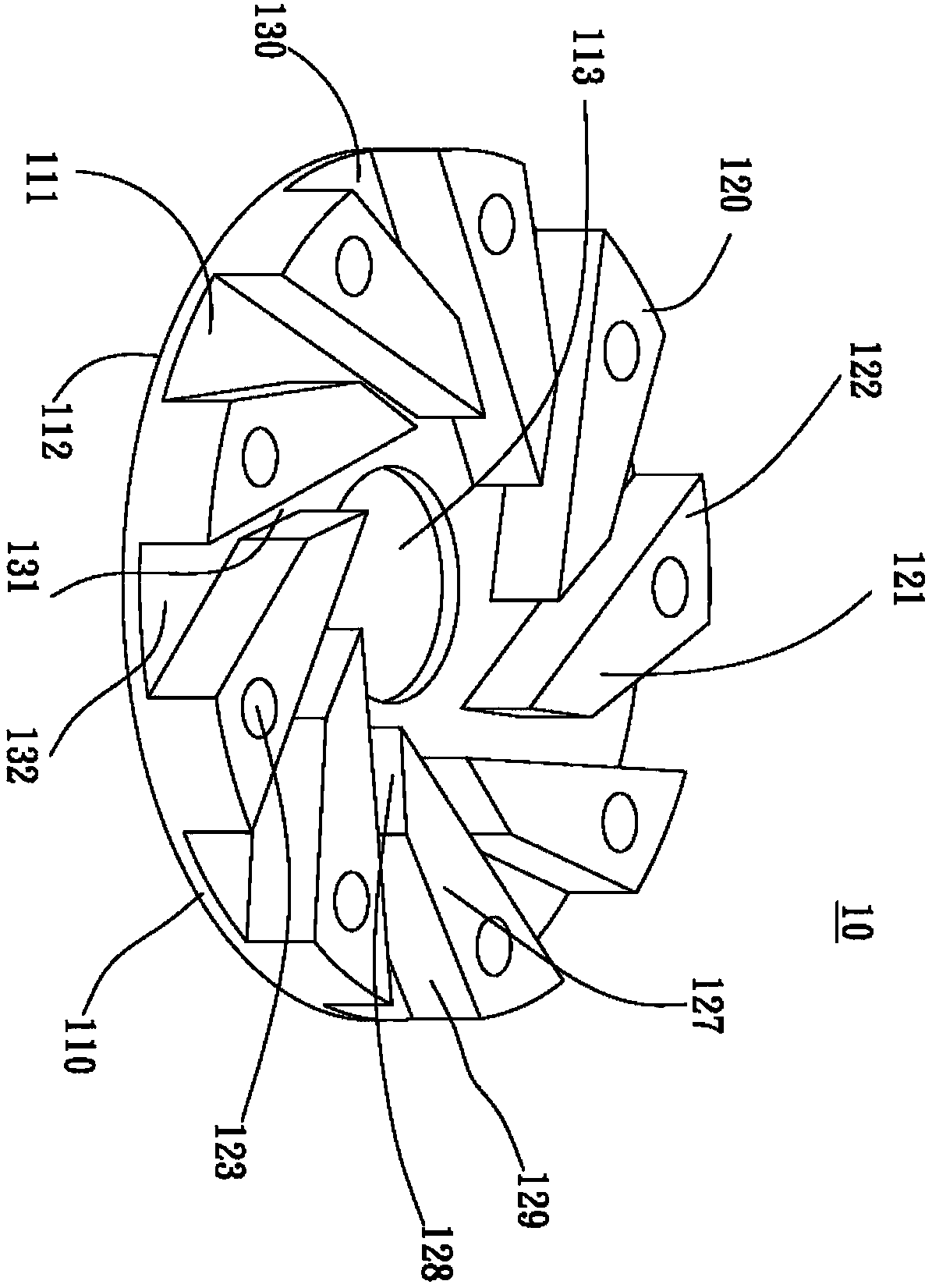 Fan blade structure and rotor set thereof