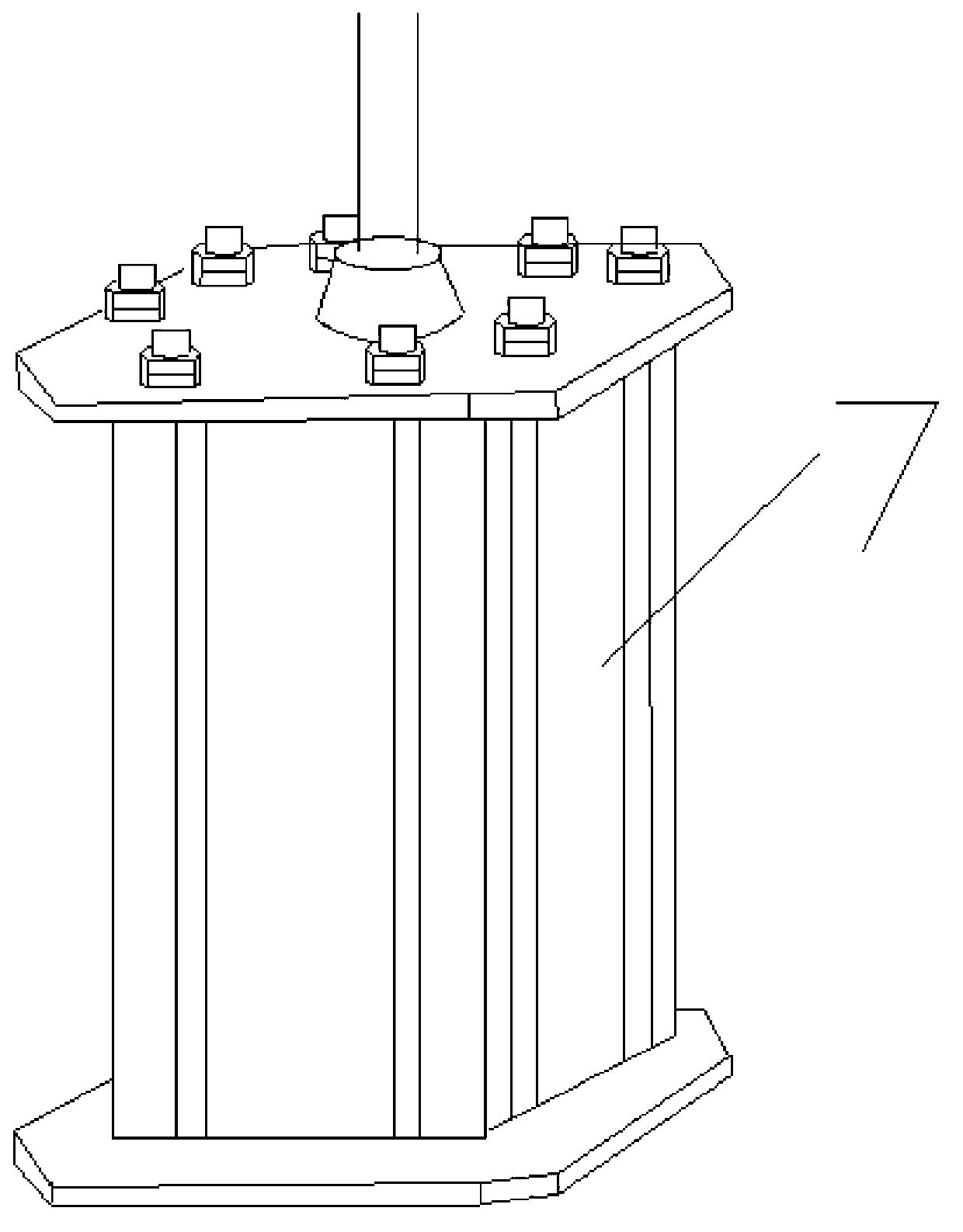 Automatic recording instrument for dynamic compaction construction