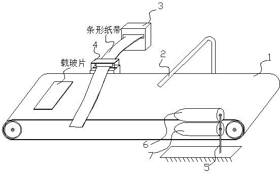 Automatic microscope glass slide cleaning method and automatic microscope glass slide cleaning device