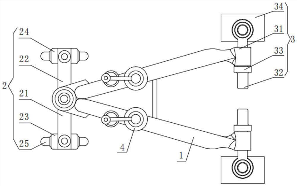 V-shaped intelligent feedback shock-absorption power generation device based on magnetic induction line cutting