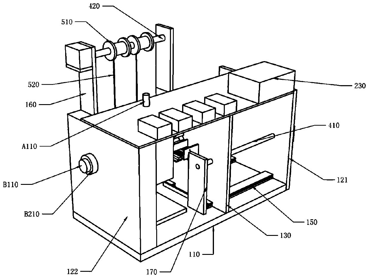 Drawing experimental device capable of testing performance of grouting anchor cable under water-containing condition