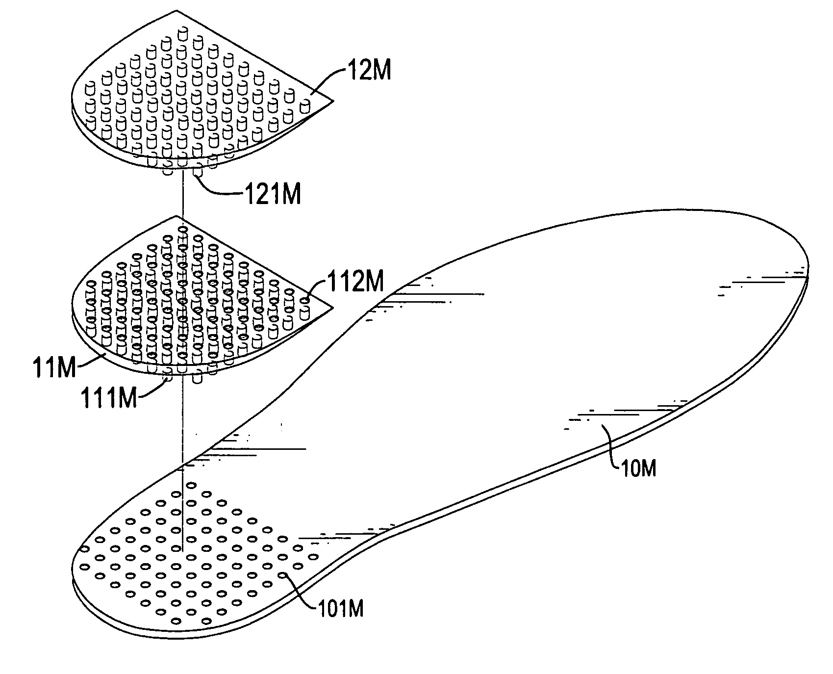 Adjustable orthotic insole and a method of application the same
