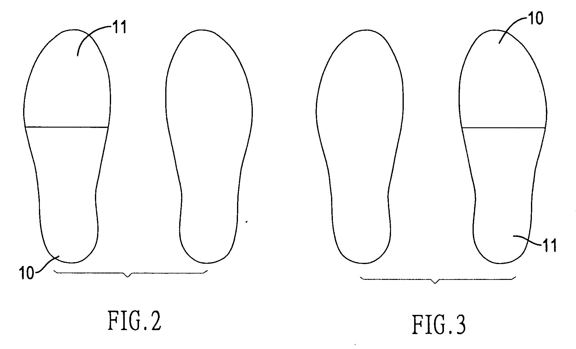 Adjustable orthotic insole and a method of application the same