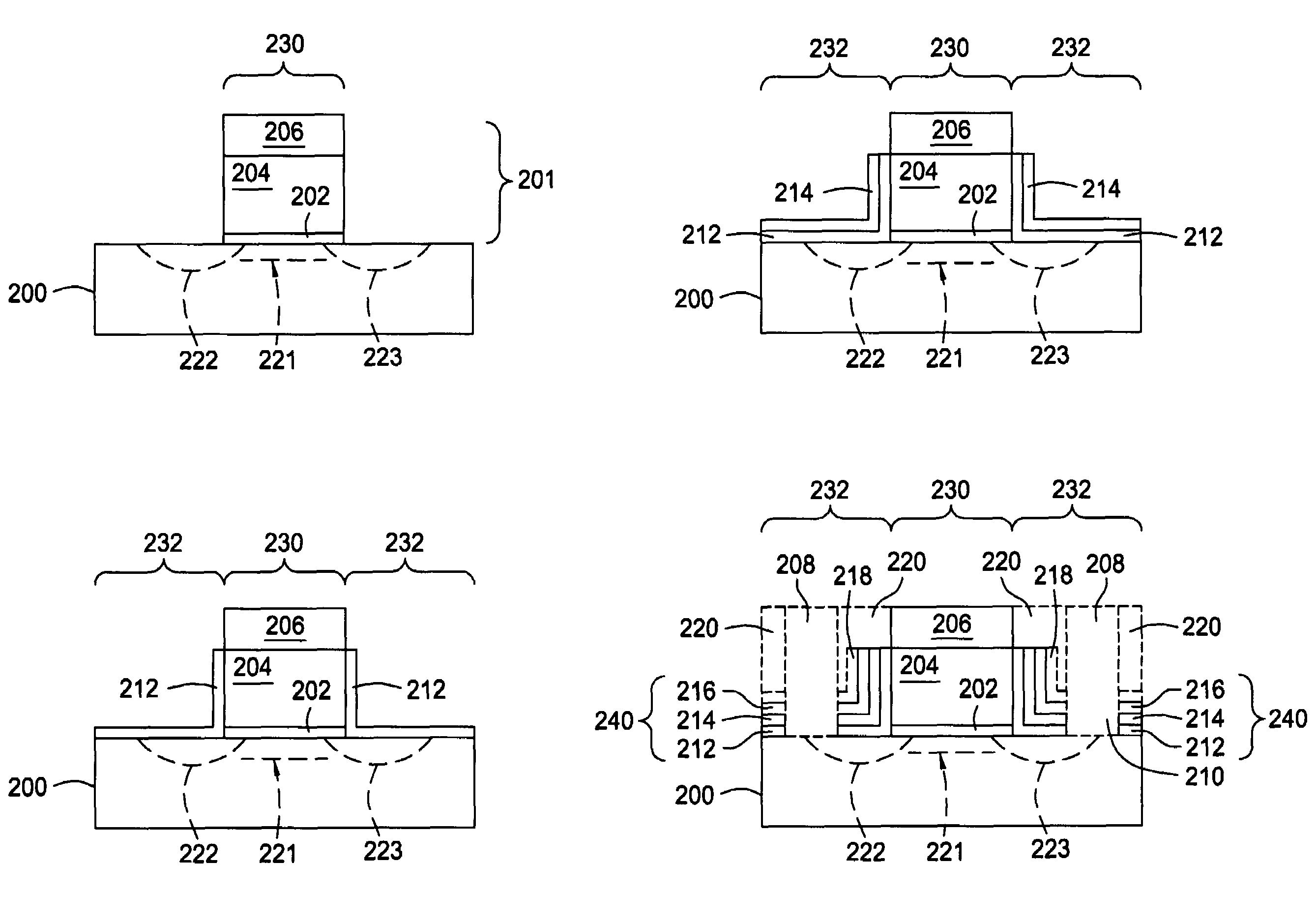Method for fabricating silicon nitride spacer structures
