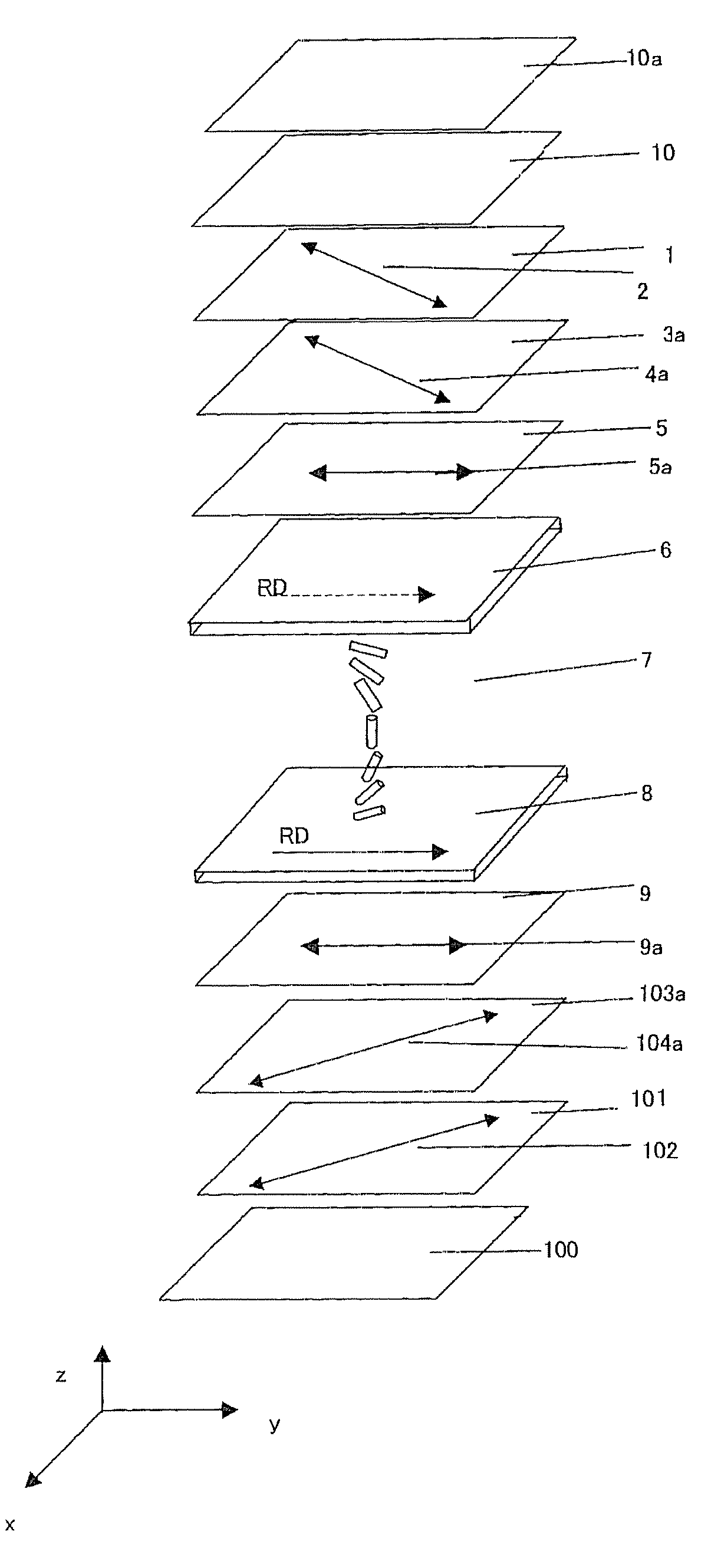 Polarizing plate and liquid crystal display device equipped with the same