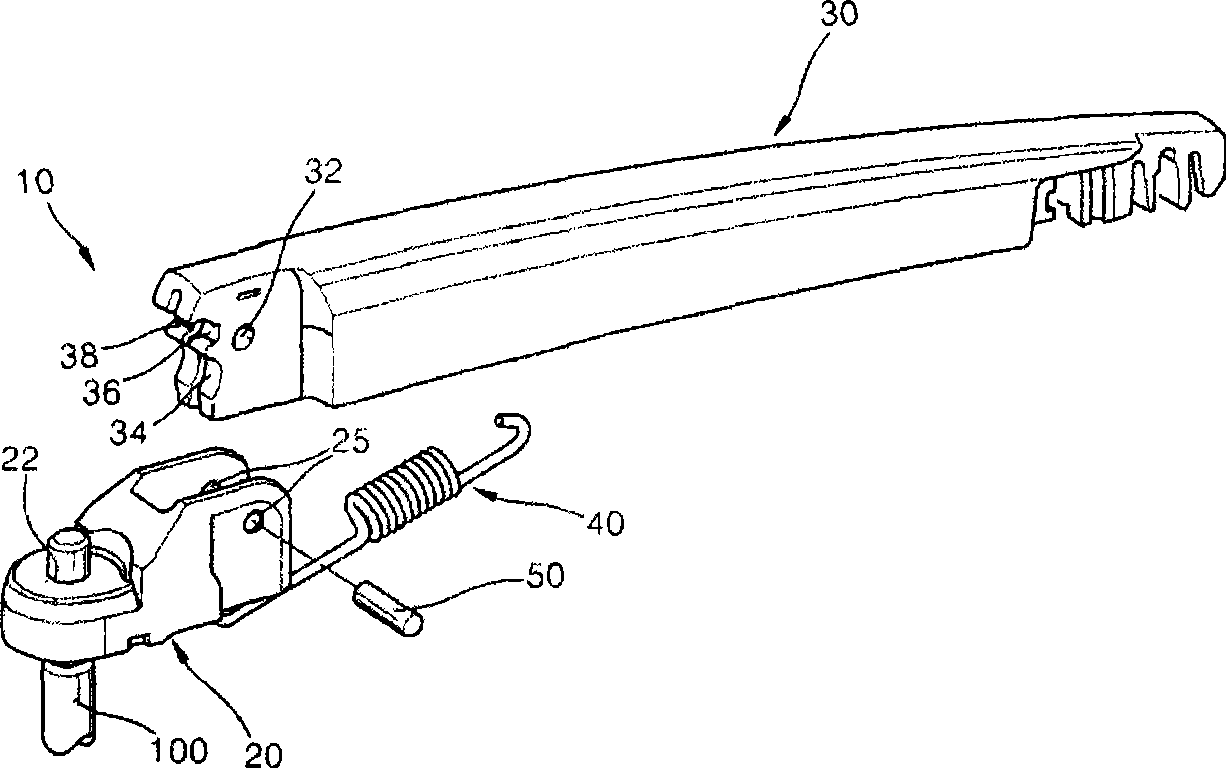 Wiper arm assembly for vehicle