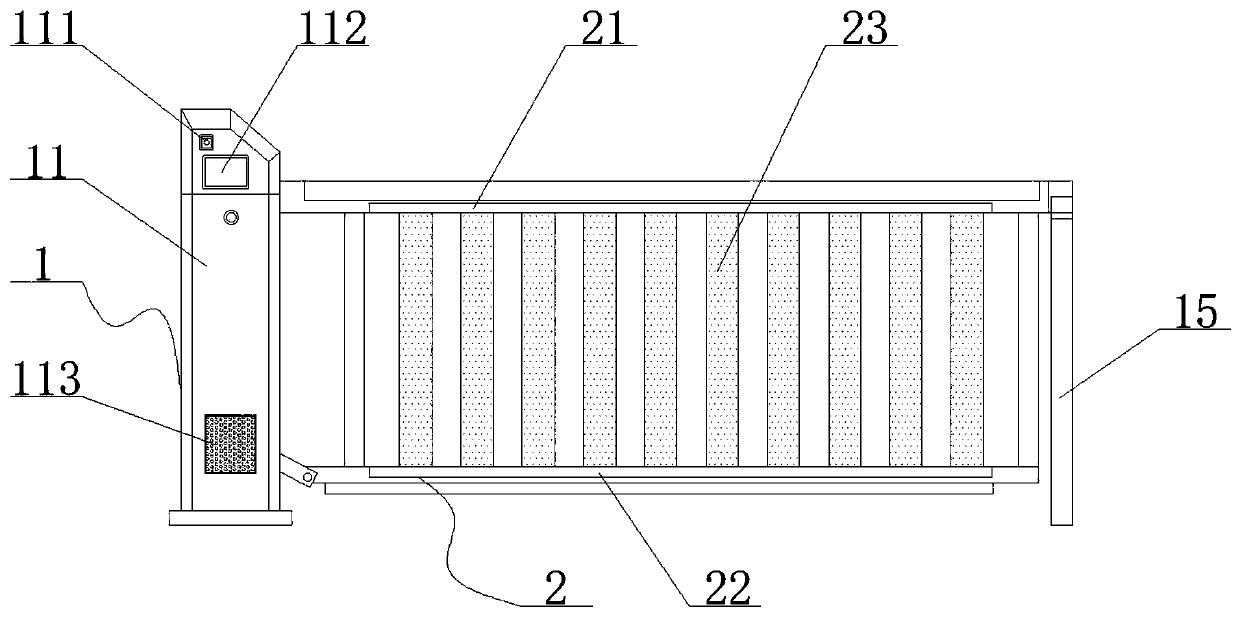 Fence barrier gate based on infrared function