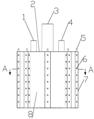 Erosion prevention suction bucket foundation and layered soil layer grouting reinforcement method thereof