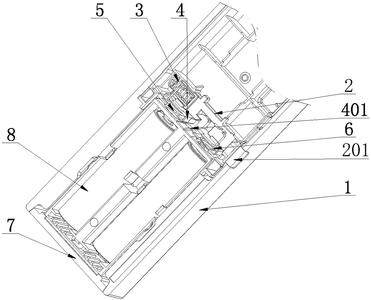 Easy-to-remove battery box structure