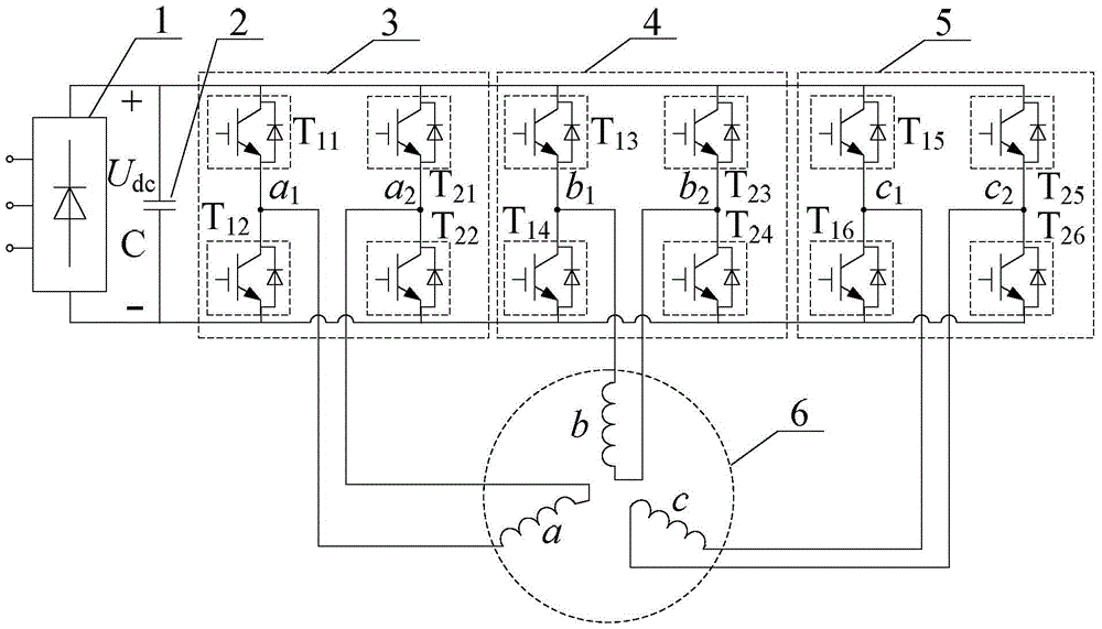 3h Bridge Drive System of Open Winding Induction Motor