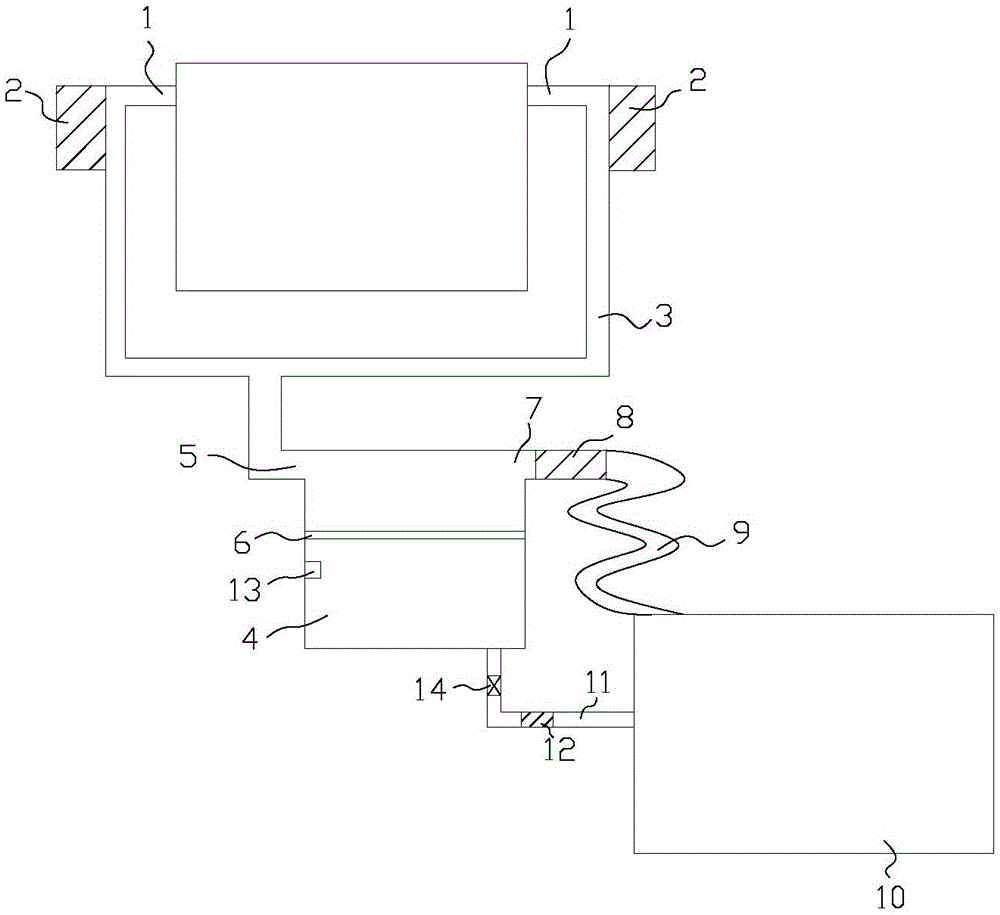 Self-circulation remaining fog processing system