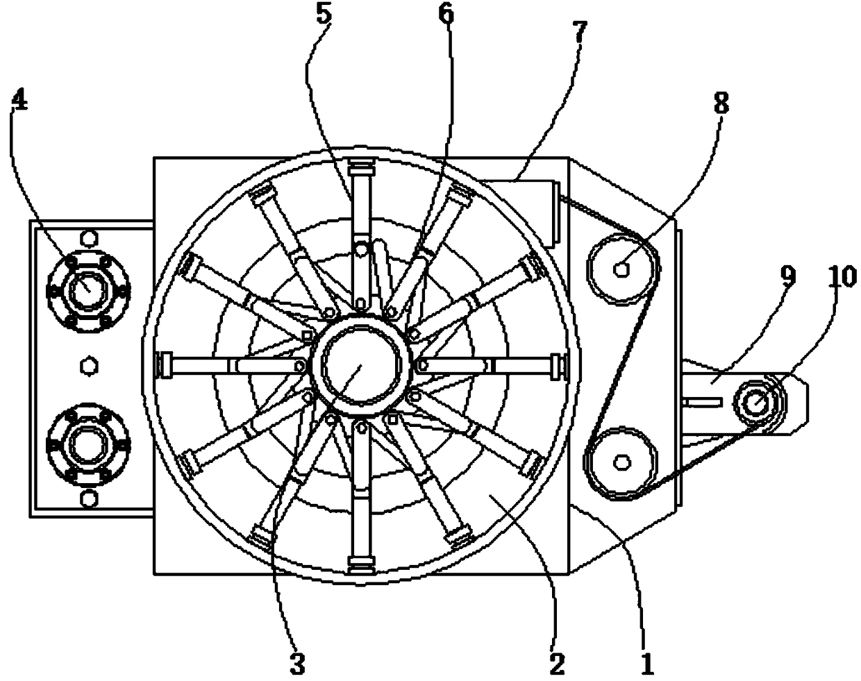 A magnetic ring inductance processing device