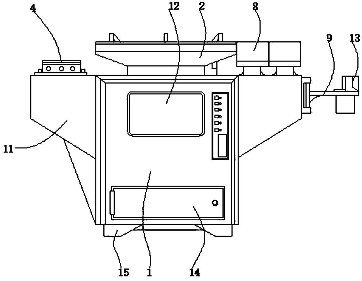 A magnetic ring inductance processing device