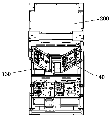 Negative pressure forming needle bed mechanism