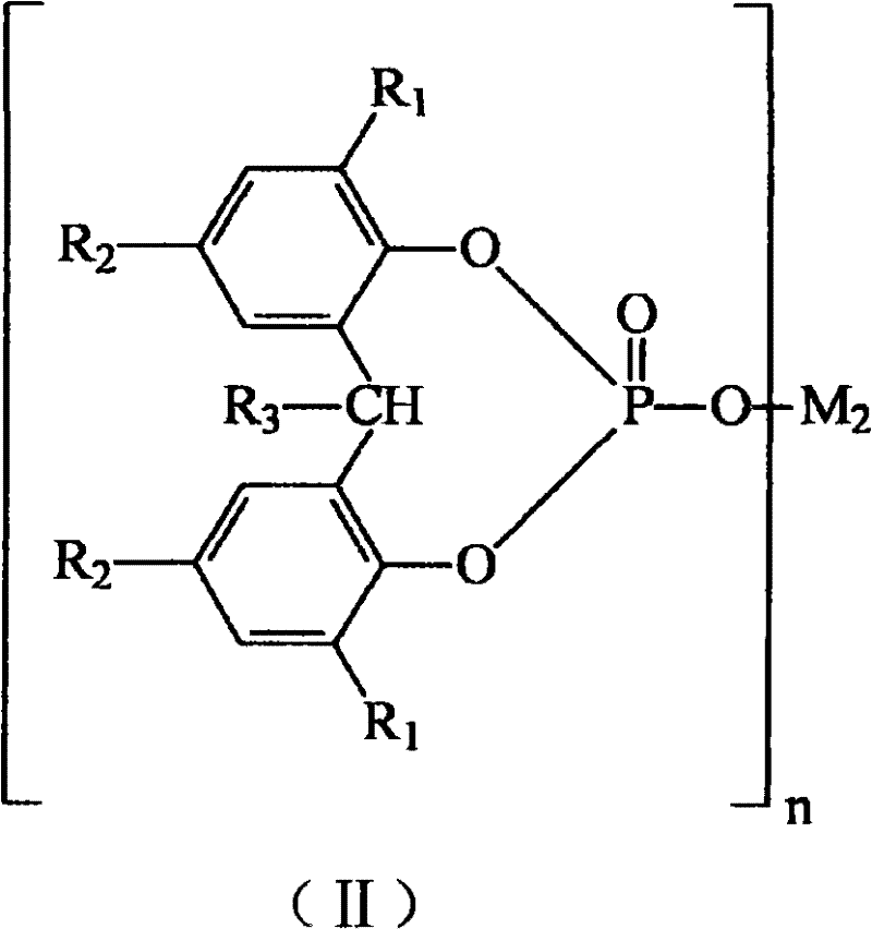 Ultrasonic preparation method of fine transparent nucleating agent