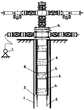 Application method of an oil production string
