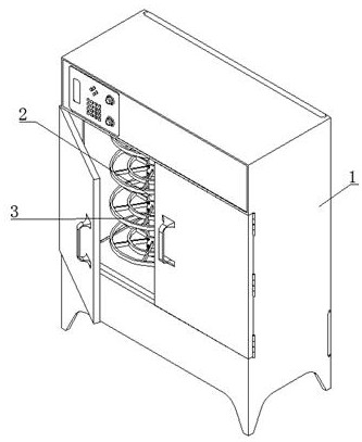 Clean type air drying device for food processing