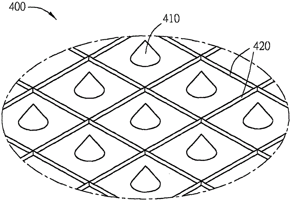 Patterned structural substrate and optoelectronic semiconductor element