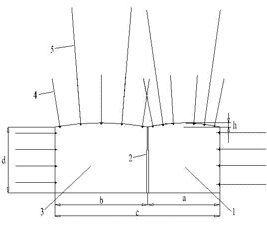 Support method for span reduction with double micro-arches in large-span cut-outs