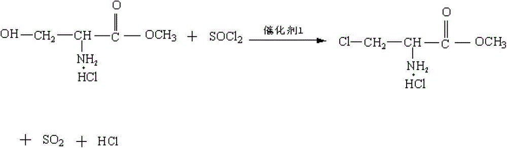 Method for preparing N-acetyl-beta-chlorine-L-alanine methyl ester