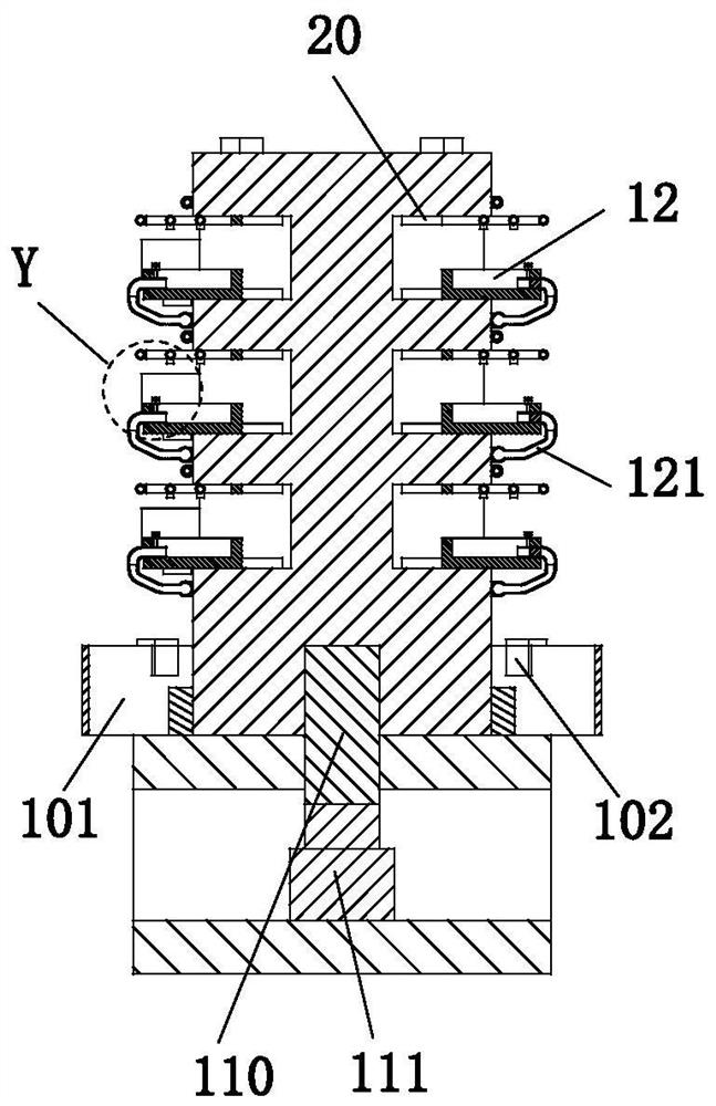 An ecological farm crop drip irrigation cultivation device