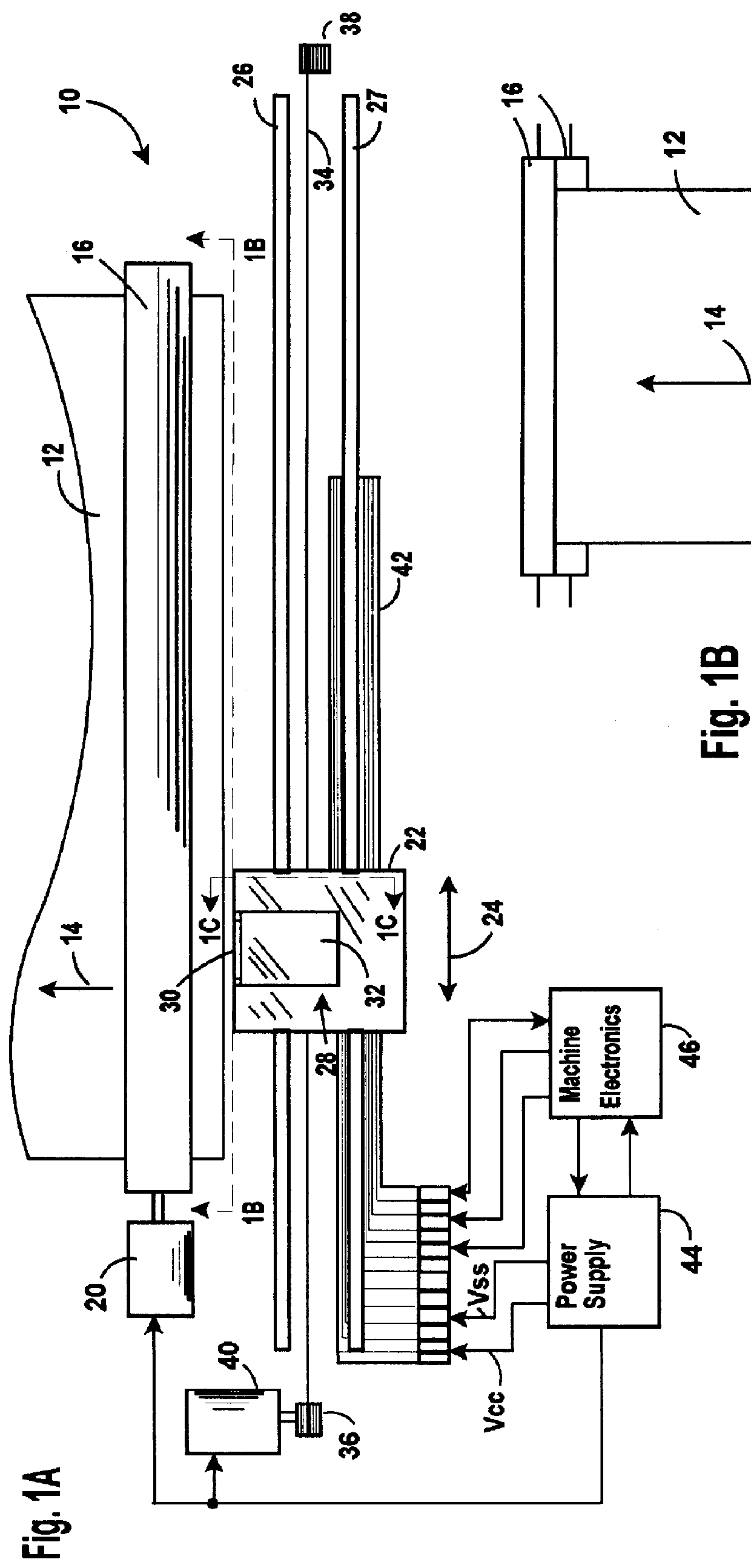 Method and apparatus for inhibiting electrically induced ink build-up on flexible, integrated circuit connecting leads, for thermal ink jet printer heads
