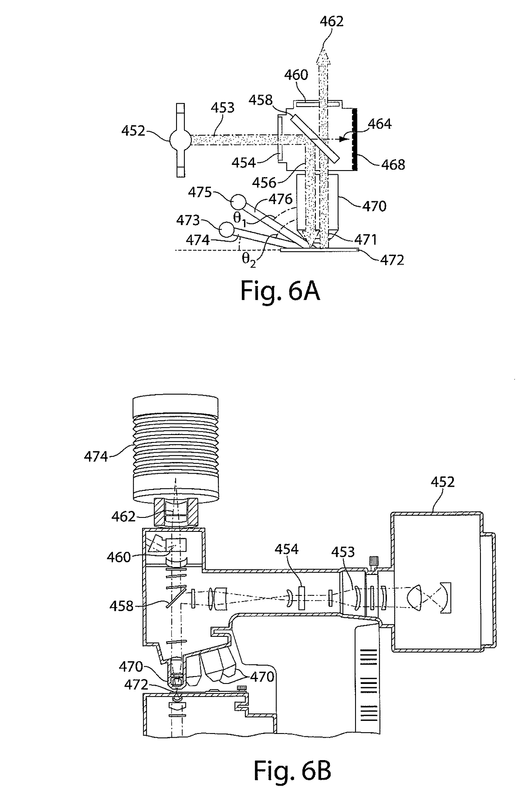 Methods and systems for extending dynamic range in assays for the detection of molecules or particles