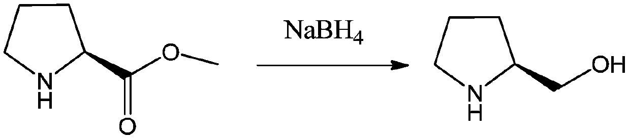 A kind of preparation method of l-prolinol