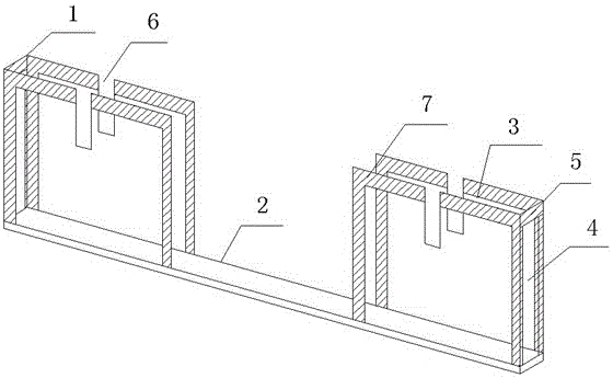 A bicycle parking rack