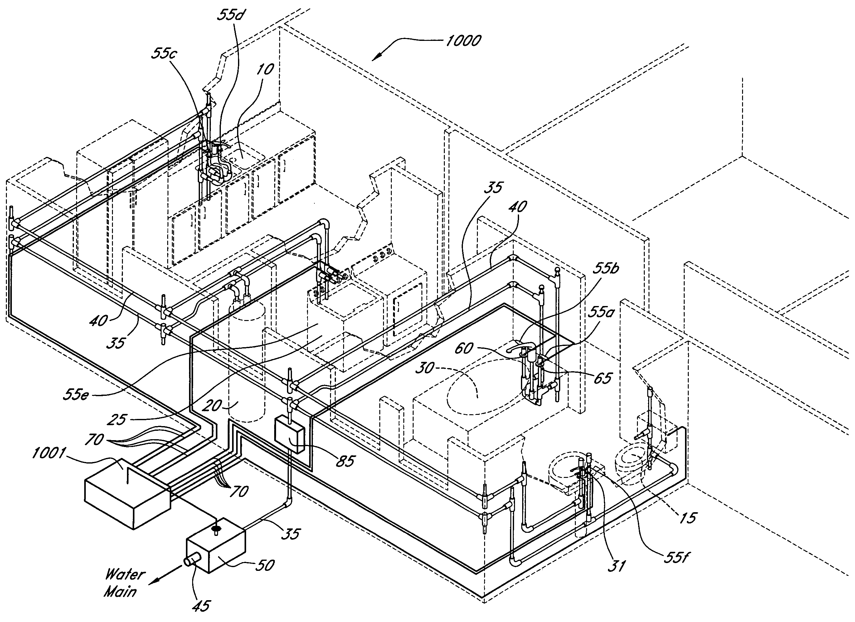 Water leak detection and prevention systems and methods