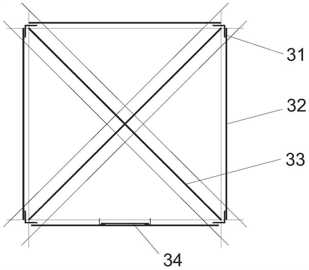 Construction method of latticed column supporting platform system for latticed shell installation