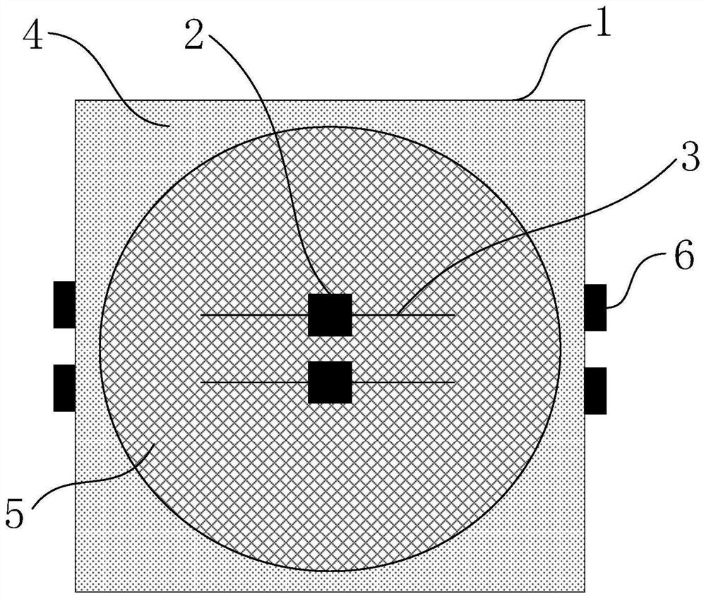 Full-spectrum LED backlight source for LCD liquid crystal screen, preparation method and display device