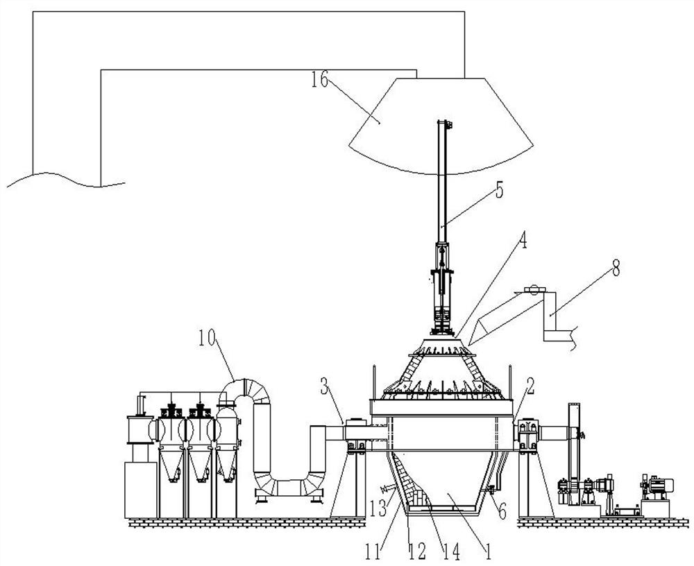 Vacuum argon-oxygen refining equipment, method for smelting low-carbon and ultra-low-carbon stainless steel and for smelting low-carbon ferrochrome and micro-carbon ferrochrome by applying same