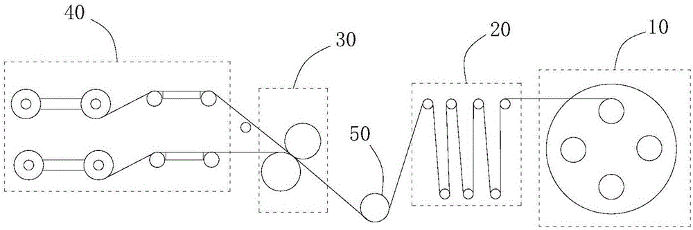 Equipment for producing membrane filter material