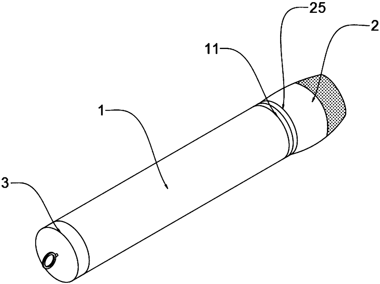 Electronic cigarette-type stem cell suction apparatus with replaceable cigarette cartridge