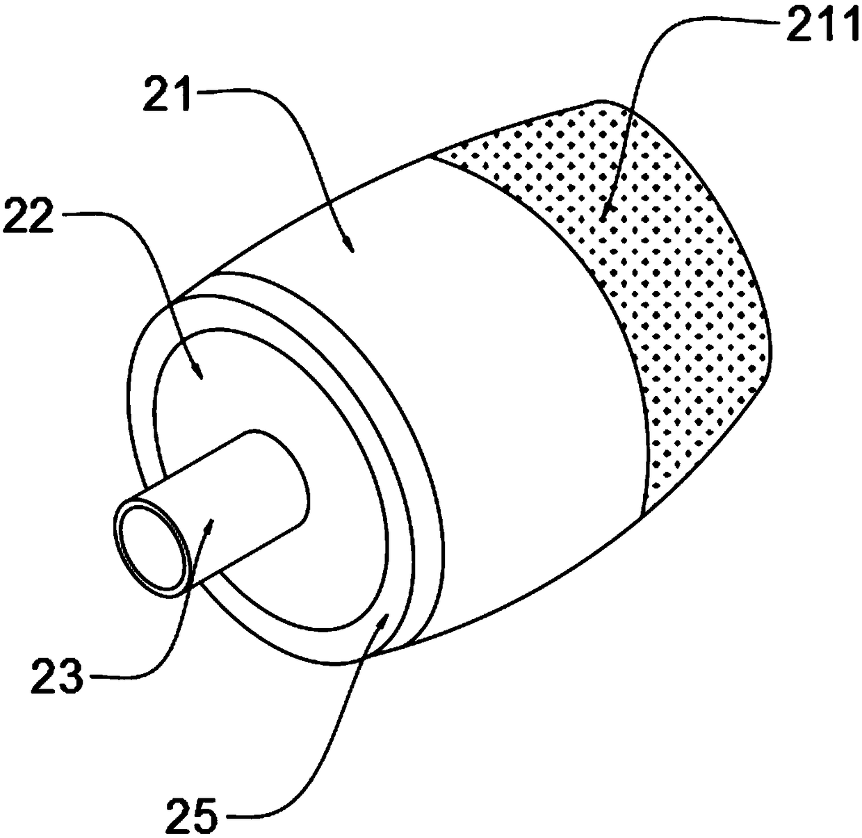 Electronic cigarette-type stem cell suction apparatus with replaceable cigarette cartridge