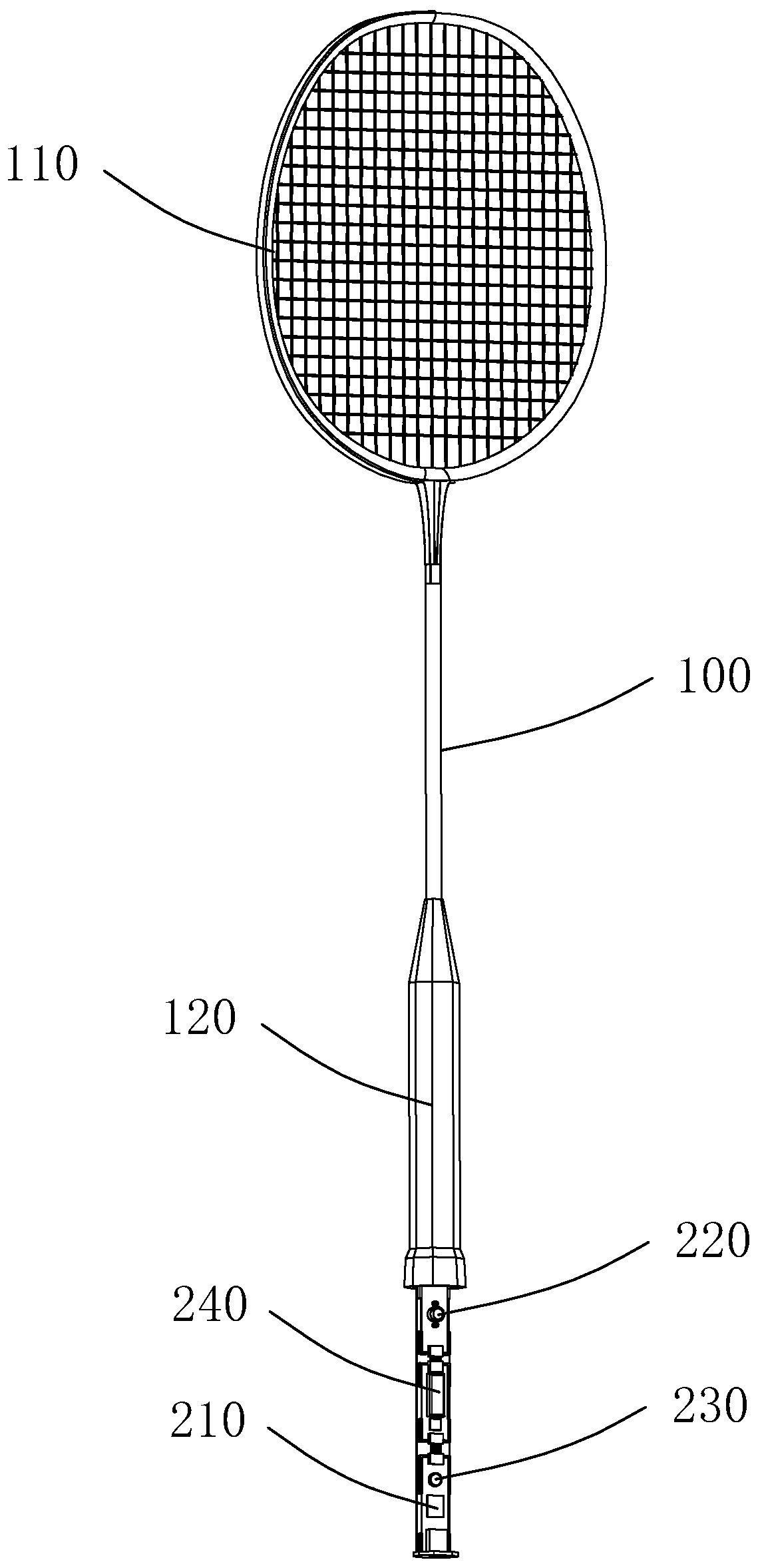 Intelligent badminton racket action recognition system