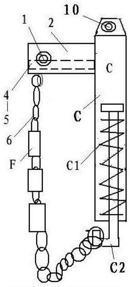 Emergency braking device