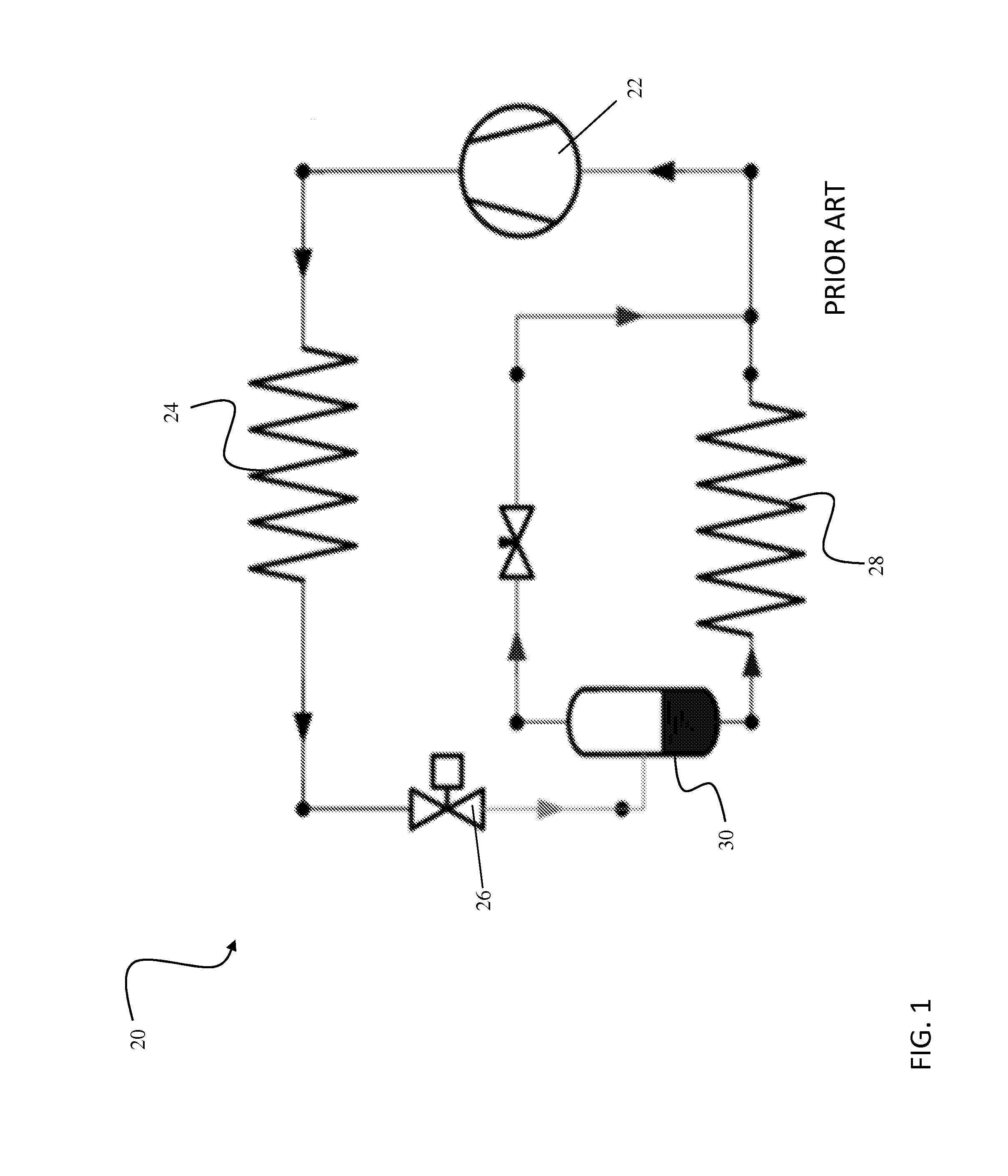 Flash gas bypass evaporator