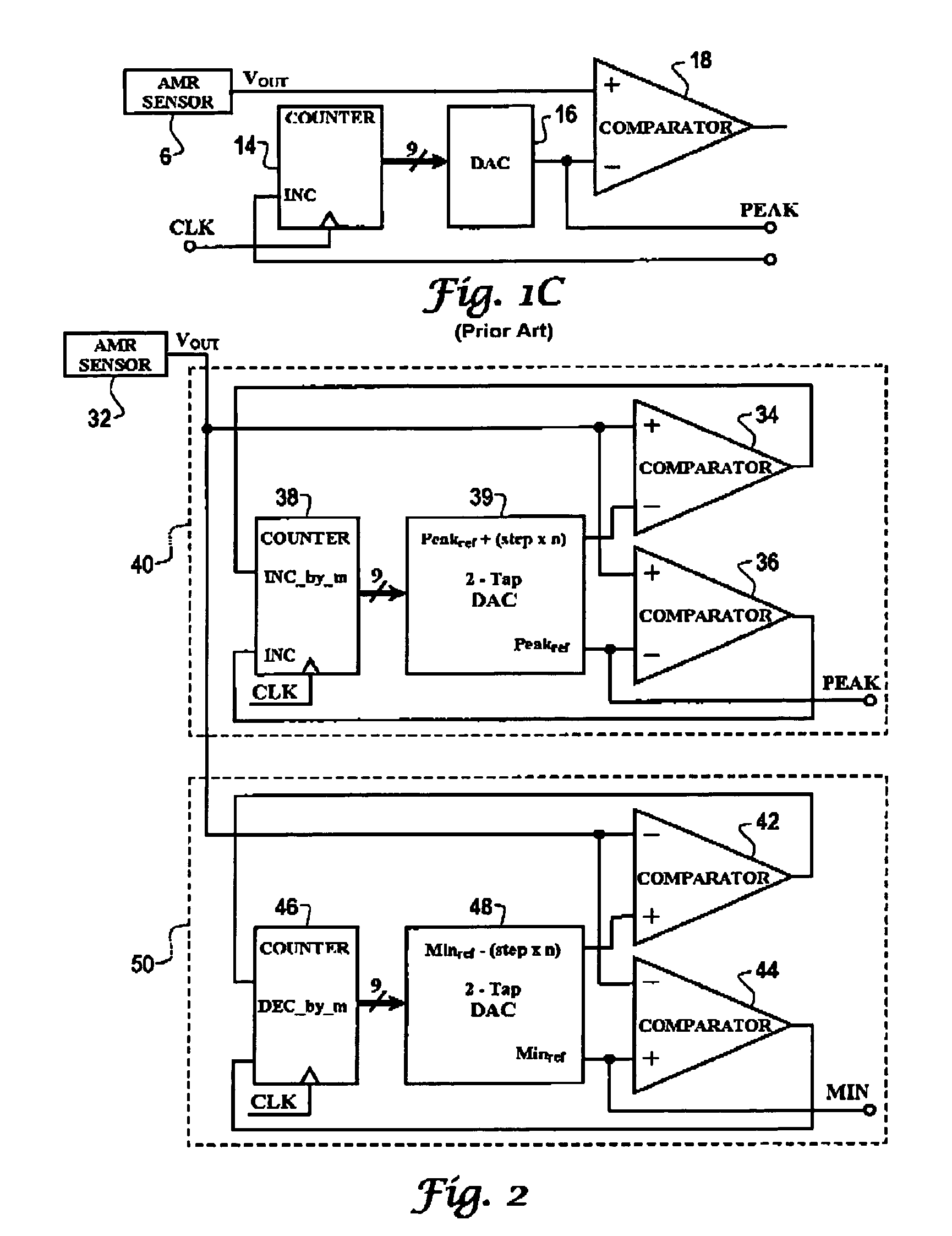 Adaptive integrated circuit for magnetoresistive sensors