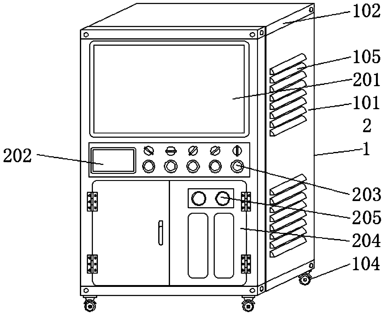 High-stability AC low-voltage control cabinet