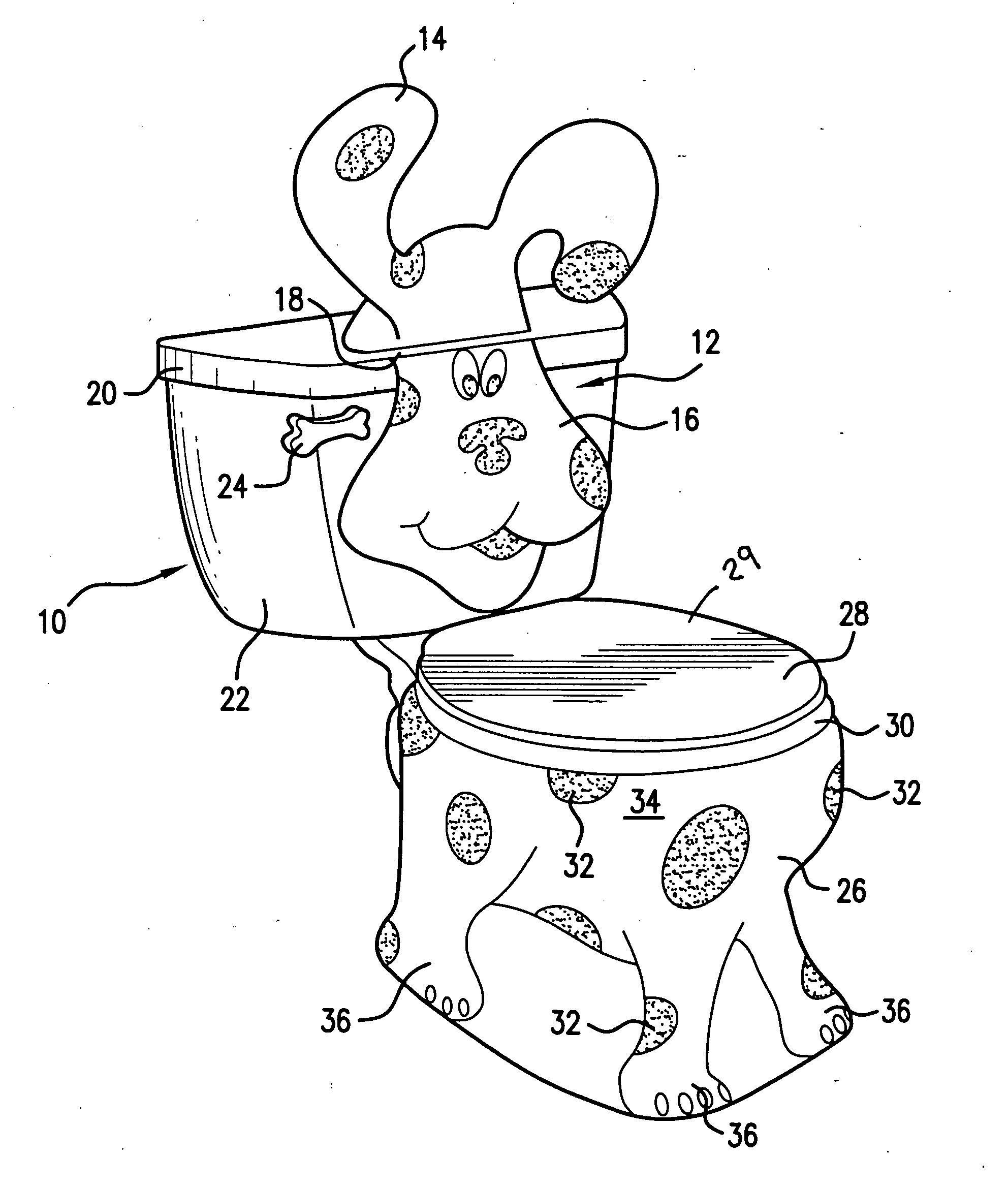Toilet bowl attachment