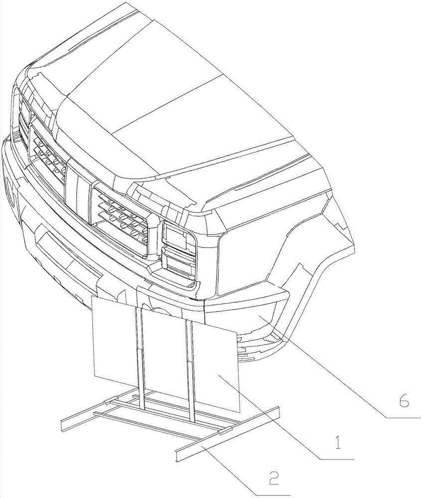 Angular point measuring device of passenger car and angular point measuring method