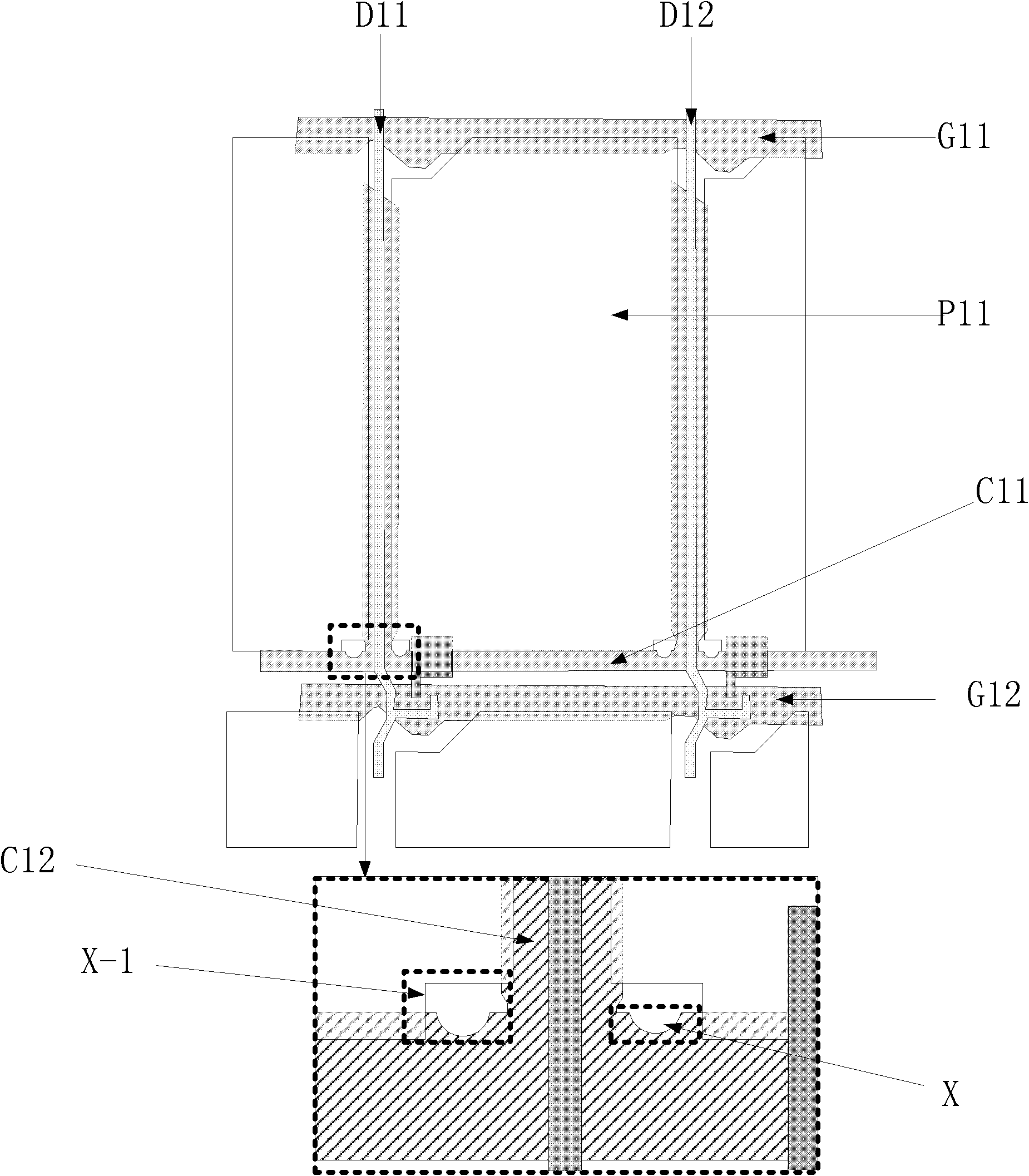 Thin film transistor liquid crystal display device and disconnected data line repairing method thereof