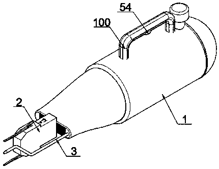 Medical otology cleaning device