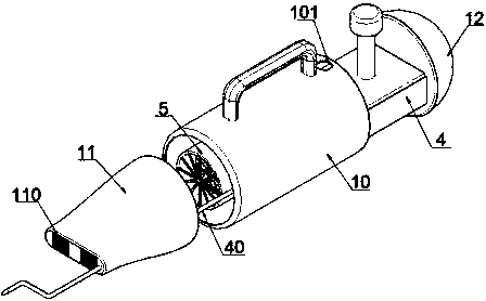 Medical otology cleaning device