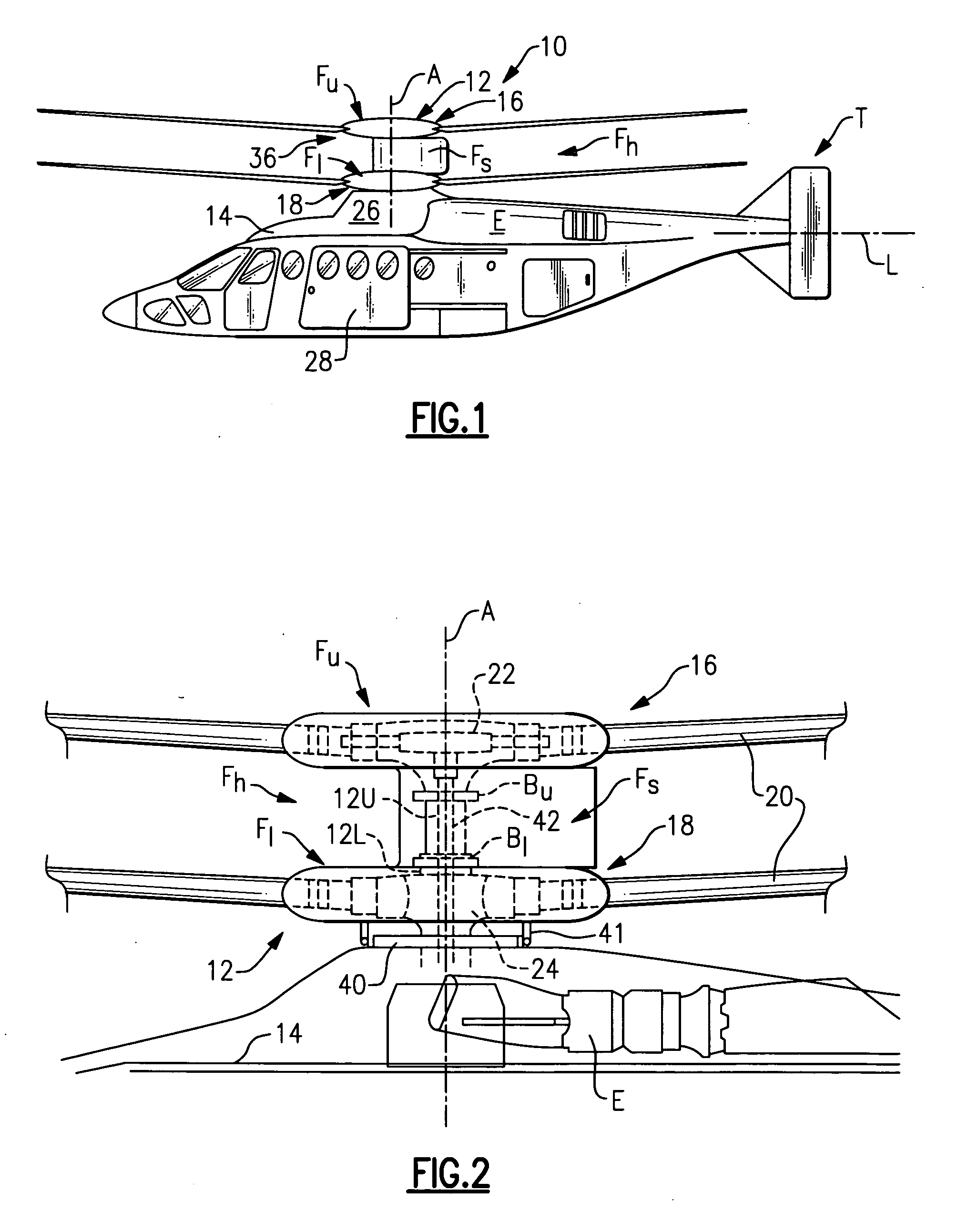 Upper rotor control system for a counter-rotating rotor system