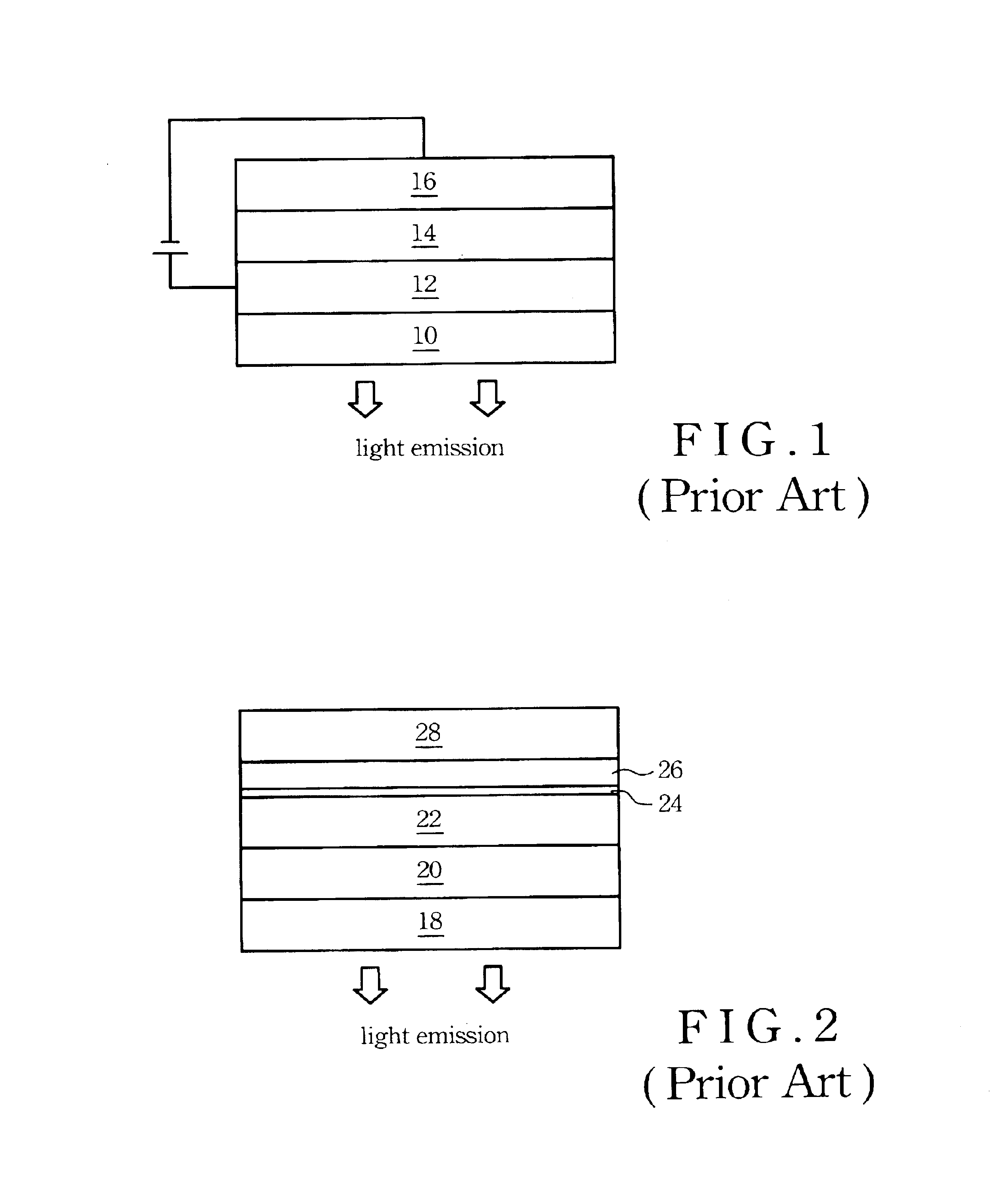 Organic light-emitting diode devices having reduced ambient-light reflection and method of making the same