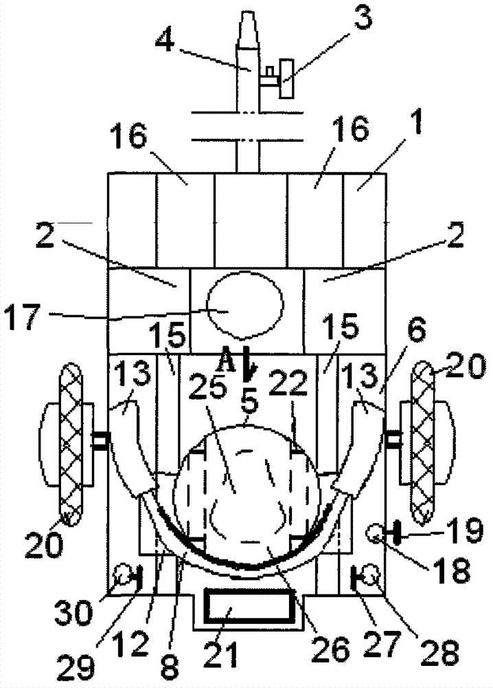 Electric cart provided with enclosure and convenient for diabetes patients to have examination and eliminate lower extremity edema