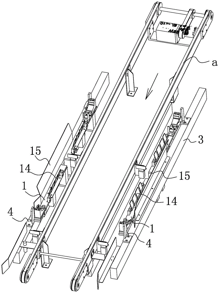 The side frame assembly and positioning tooling of the clothes rack automatic assembly system